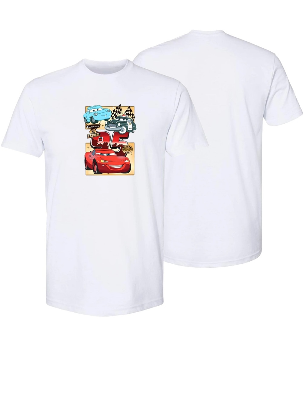 Cars NA Estrada Cotton T-Shirt White